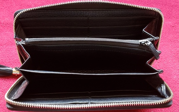 GUCCI Clutch Soho Leather Zip Around Wallet - Picture 3 of 4